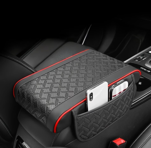 PU Leather Waterproof Car Armrest Cover