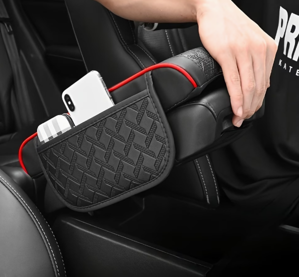 PU Leather Waterproof Car Armrest Cover