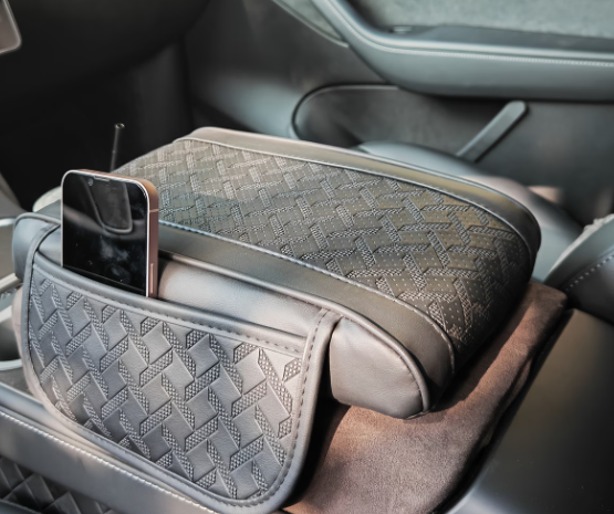 PU Leather Waterproof Car Armrest Cover